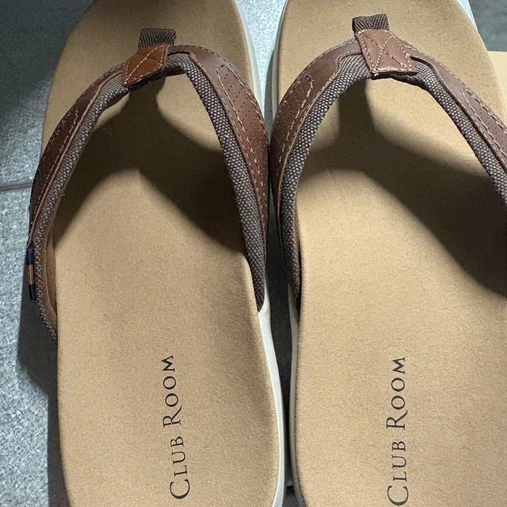 Club Room Men's Slip-On Sandals 8M